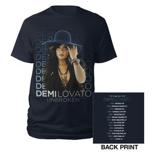 Tultex Demi Lovato 2012 Unbroken Tour Concert Shirt